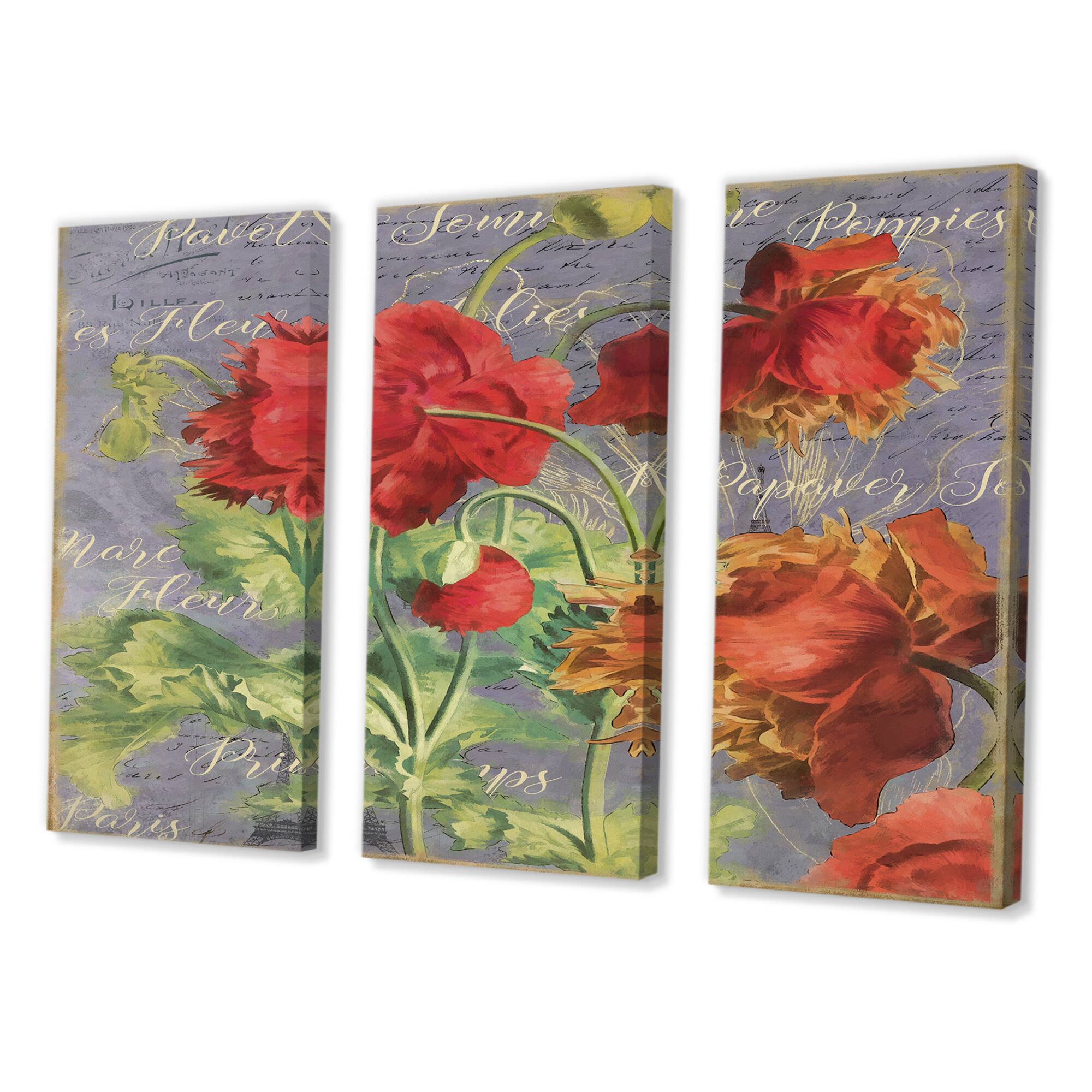 Designart - Red Poppies